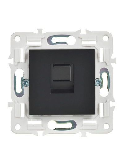 Розетка компьютерная RJ45 кат.5E SKANDY SK-K01Bl черн. IEK SK-K10-1-K02