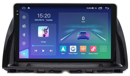 Магнитола для Mazda CX-5 2011-2017 - Parafar PF984-10U2K Android 11, QLED+2K, ТОП процессор, 8Гб+128Гб, CarPlay, SIM-слот