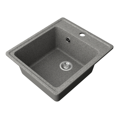 Мойка ML-GMS18 СТАНДАРТ прямоугольная, темно-серый (309), 410*470*190мм