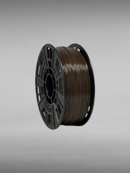 Пластик для 3D принтера PETG Коричневый 1 кг. Катушка