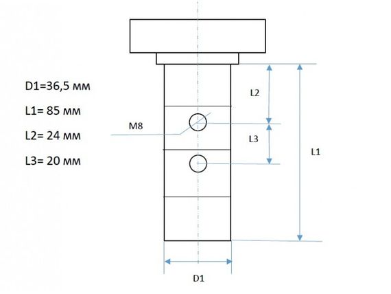 Втулка для основания ветрогенераторов Yashel, фото №628340643