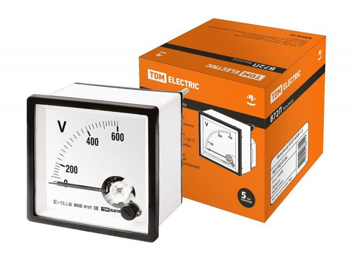 Вольтметр В72П 600В 1,5 TDM