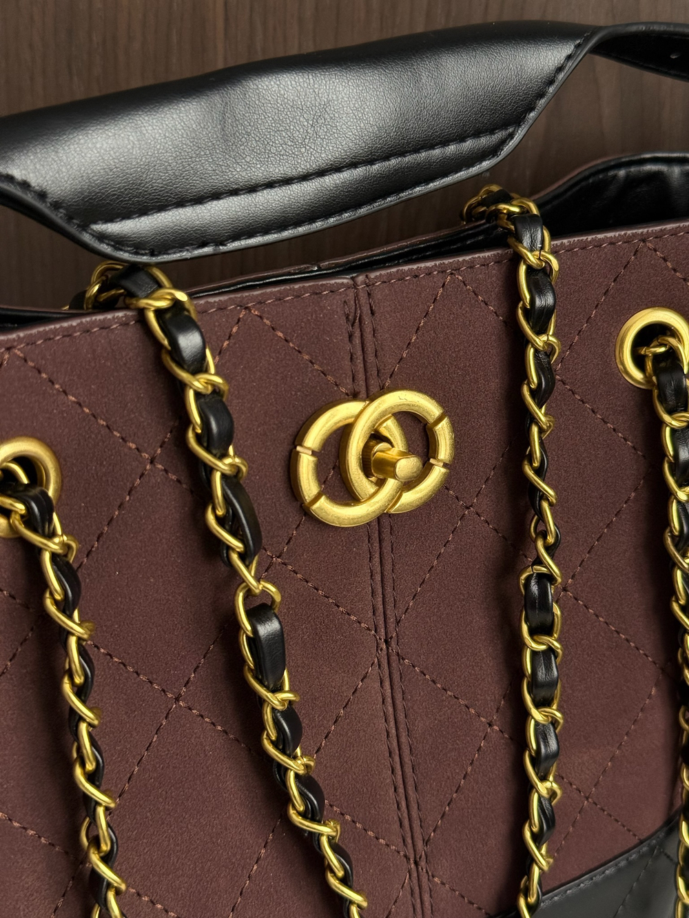 Сумка из эко кожи/замши