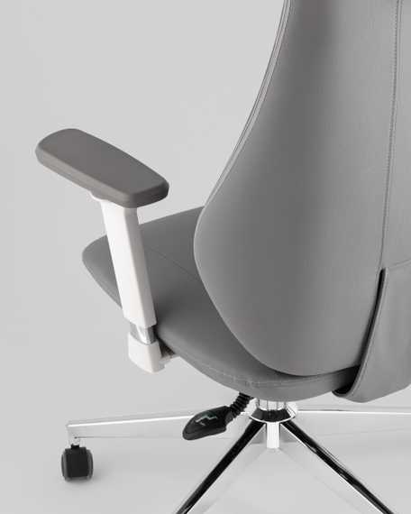 Кресло руководителя TopChairs Trophey серый