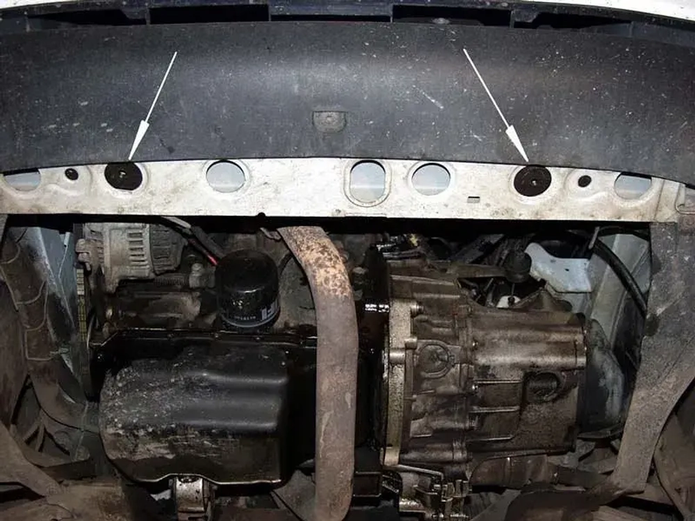 Защита картера и КПП Sheriff для Peugeot 405 (4E/4B) 1992-1996 арт.17.0109