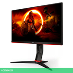 Монитор AOC Q24G2A/BK черный/красный