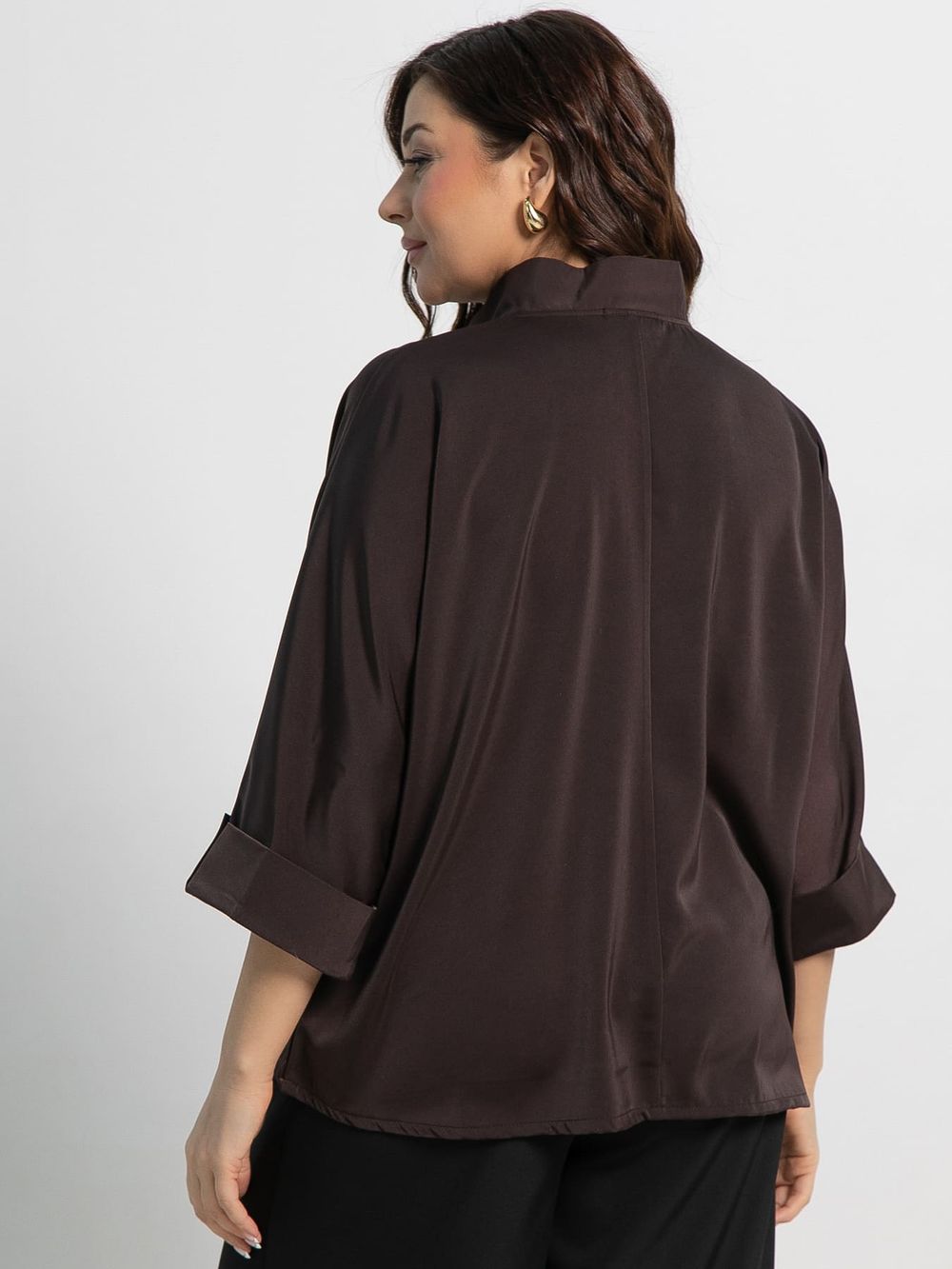 Блуза Серенада (шоколад) Б15134-24М LT Collection