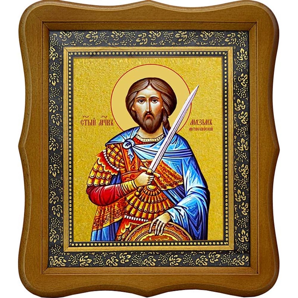 Максим Антиохийский мученик. Икона на холсте.