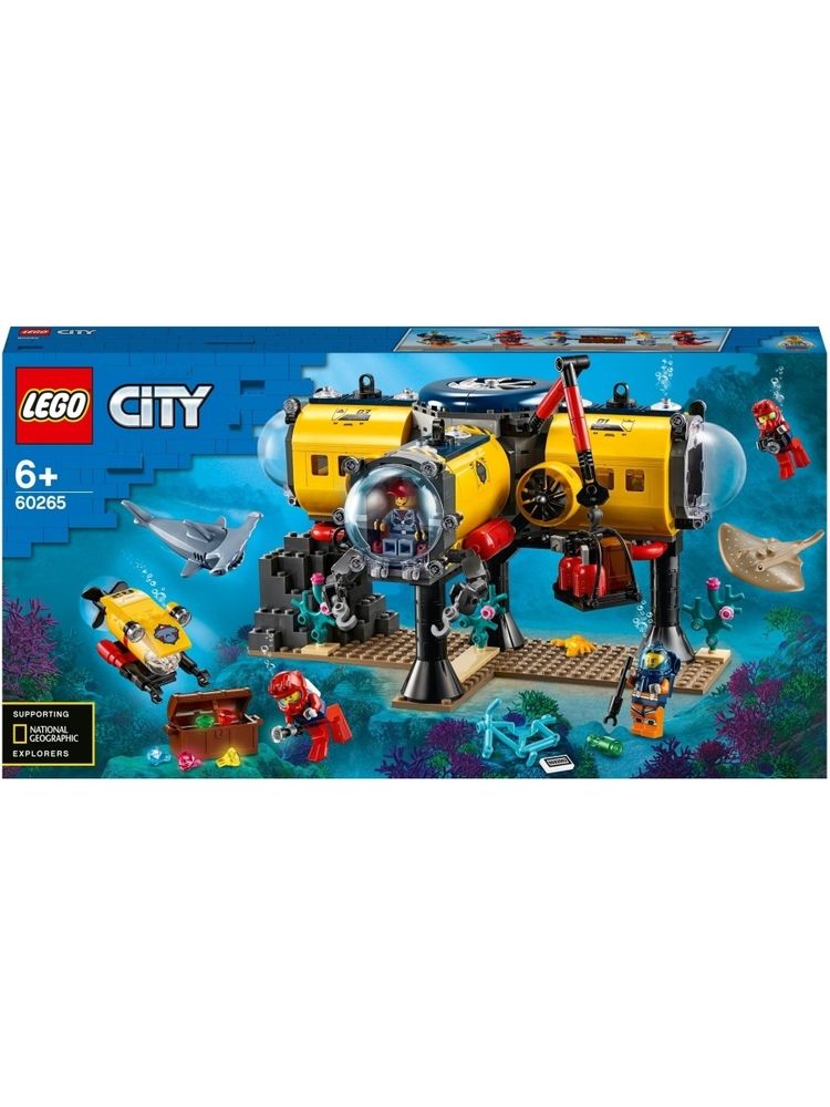 Конструктор LEGO City Oceans 60265 Океан: исследовательская база