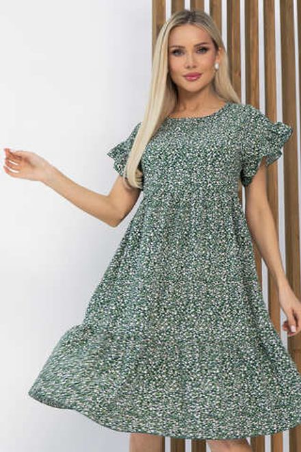 Платье Лапушка НЬЮ (зеленое) П15824-18М LT Collection