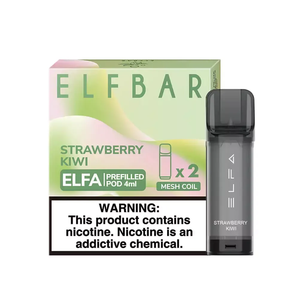 Elf Bar Elfa Pod - Strawberry Kiwi (x2, 5% nic)