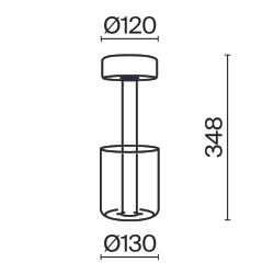 Аккумуляторный светильник Maytoni MOD229TL-L3W3K1