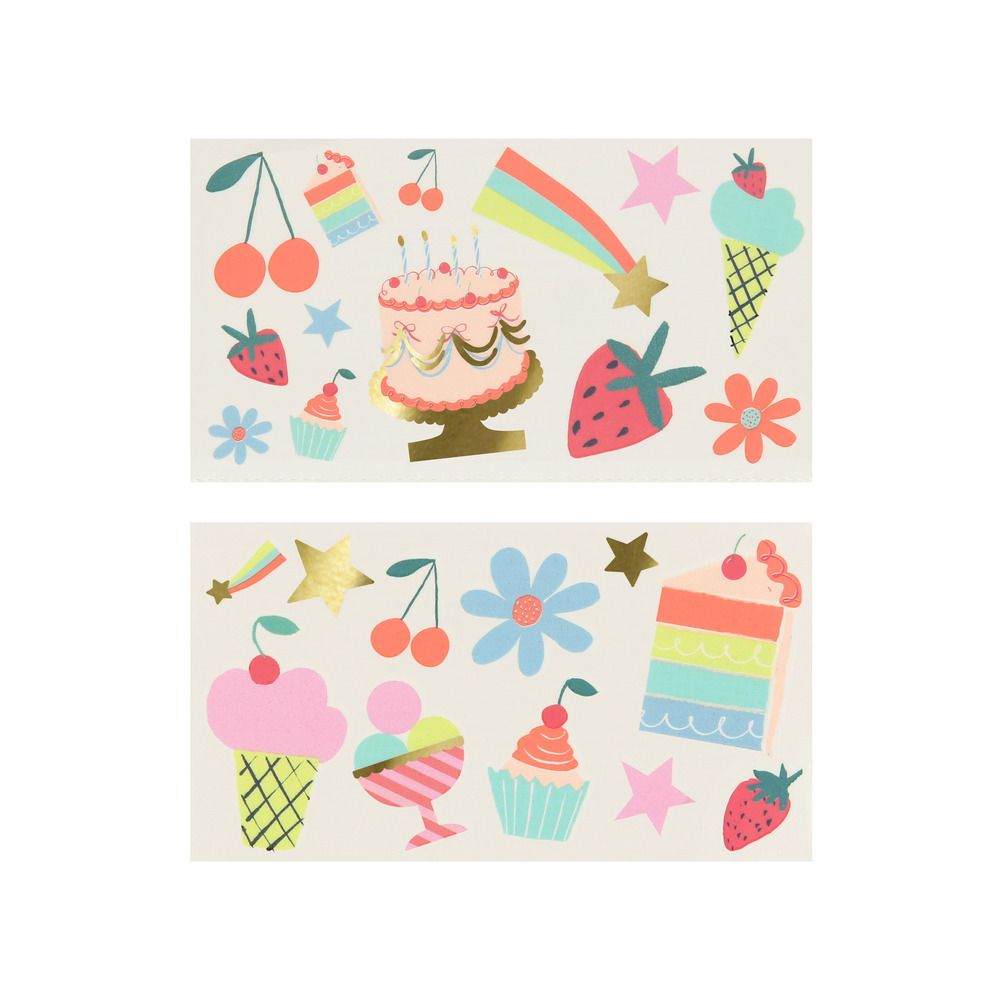 Переводные татуировки "Happy Birthday"