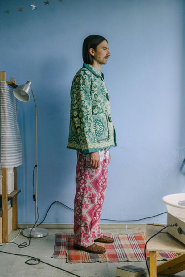 Куртка с Крупными Застежками/Green Tab Jacket зеленая - фото 3