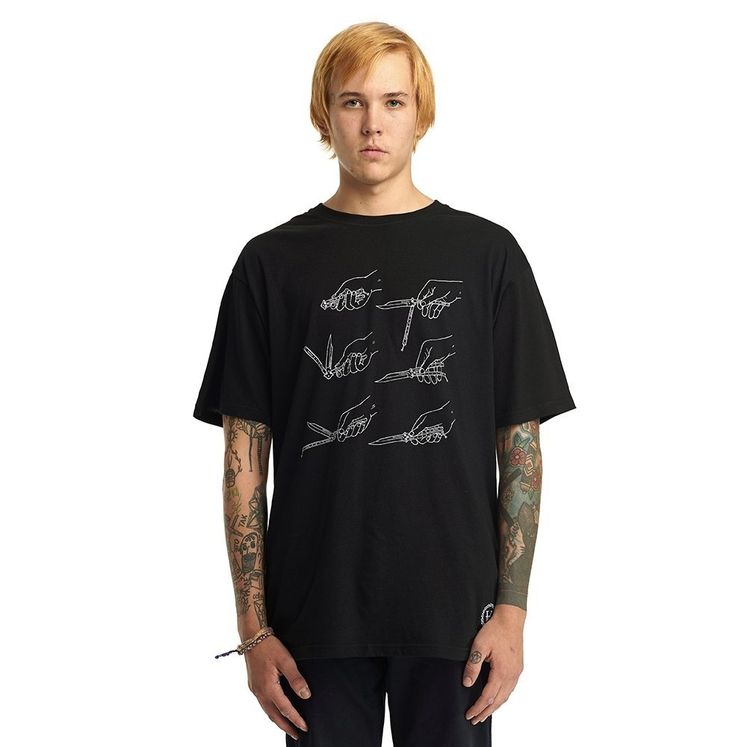 Футболка ВОЛЧОК Балисонг, черный