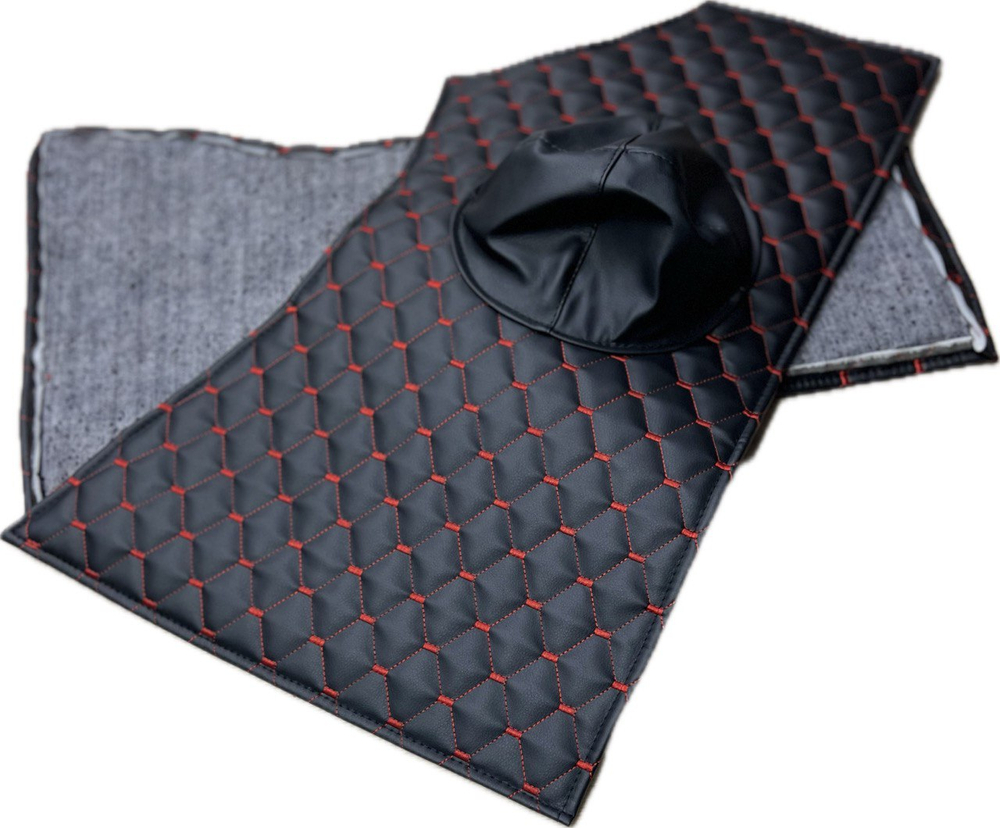 Утеплитель под фары внутр. УАЗ 452 Буханка, 2206, 3303 (красная нить Рубин)