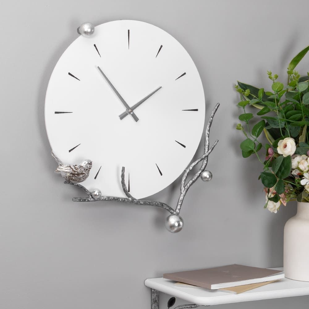 Часы настенные Терра Бранч Айс Античное Серебро