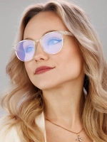 Очки для компьютера имиджевые защитные прозрачные нулевки