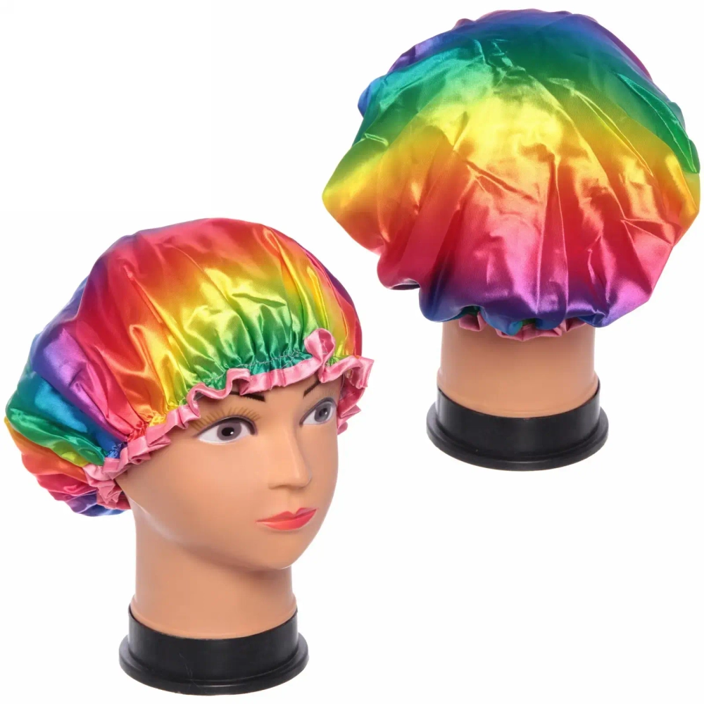 Шапочка для душа «Ультрамарин - Радуга», d-26см