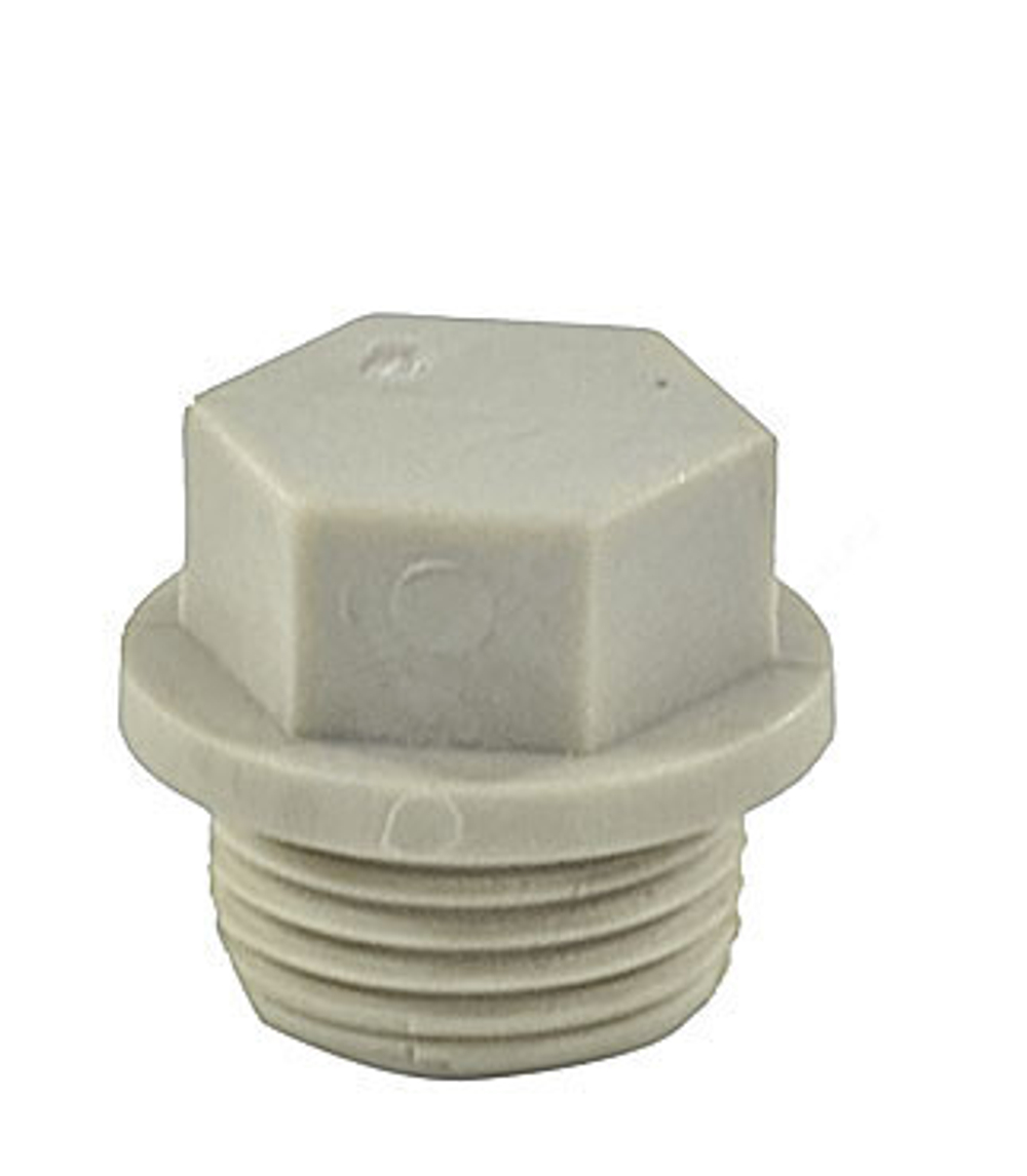 Заглушка (пробка) PP-R серая Дн 20х1/2" НР VALFEX 10163020Г