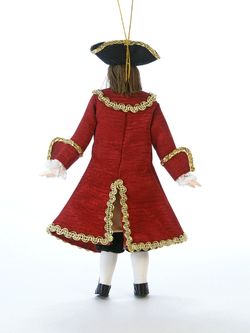 Кукла фарфоровая на елку Петр 1