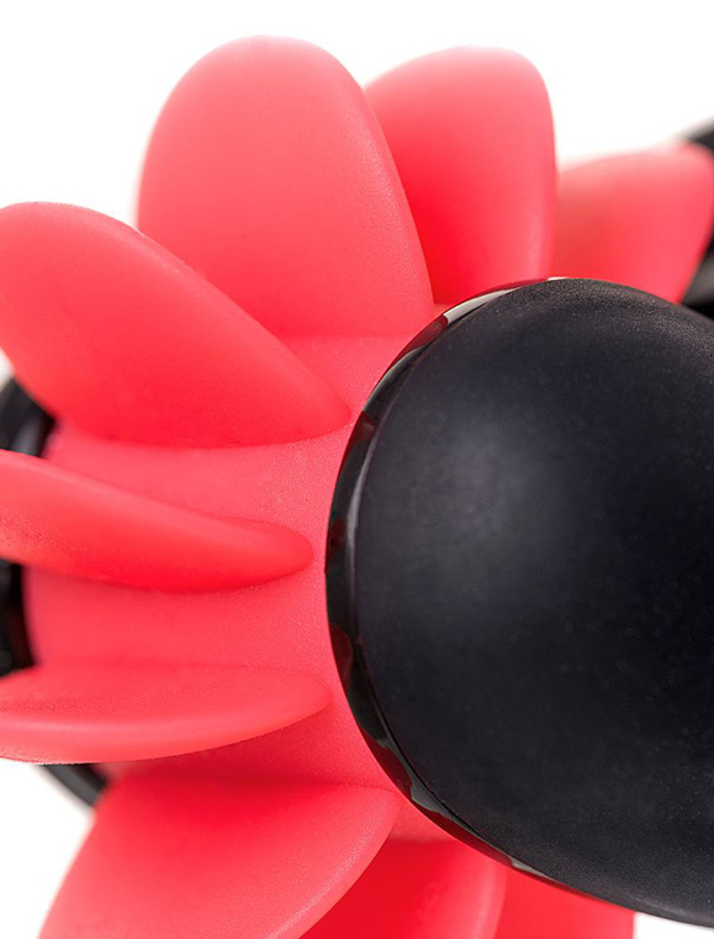 Чёрно-красное эрекционное виброкольцо 2,6см Erotist Toy Rechargeable Ring Mill