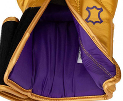 Перчатки боксерские Clinch Undefeated золотые C161