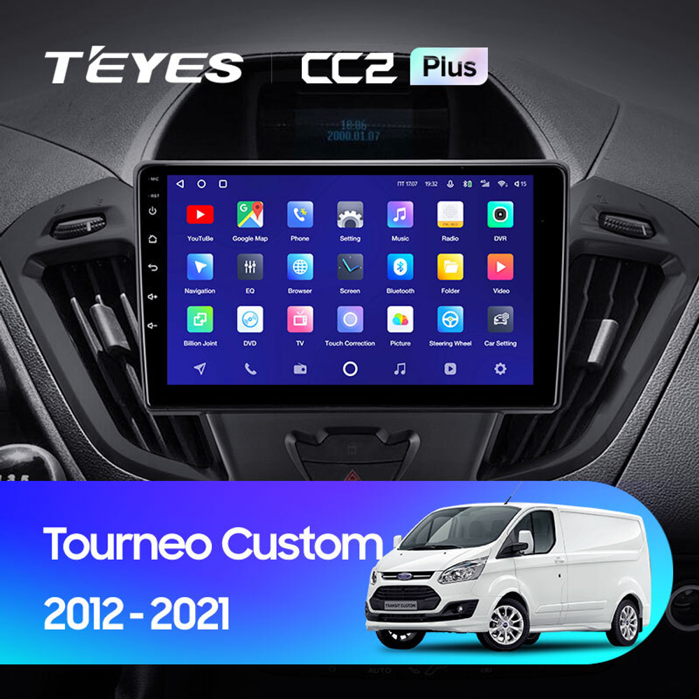 Teyes CC2 Plus 9"для Ford Tourneo Custom 2012-2021