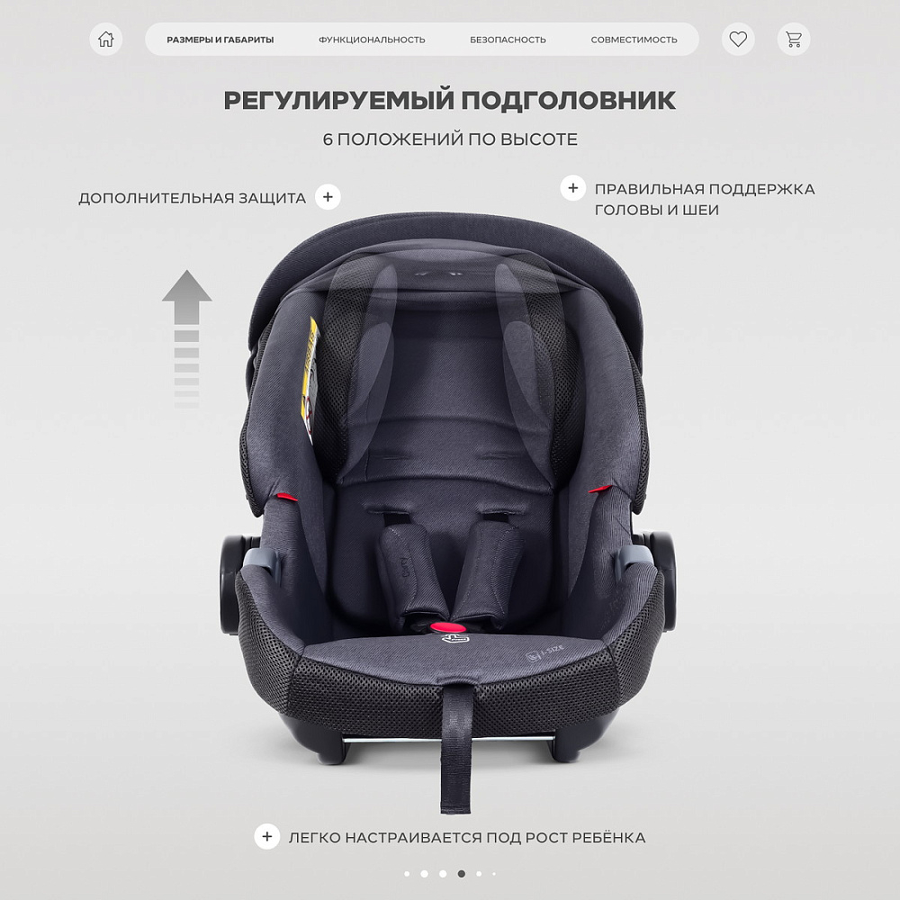 Детская коляска Rant Garda 3 в 1 с автокреслом Carry Pro Graphite Black
