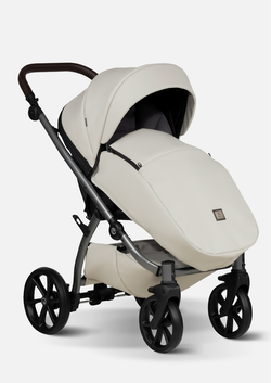 Tutis Коляска 2 в 1 UNO 5+ Leather Black Sesame