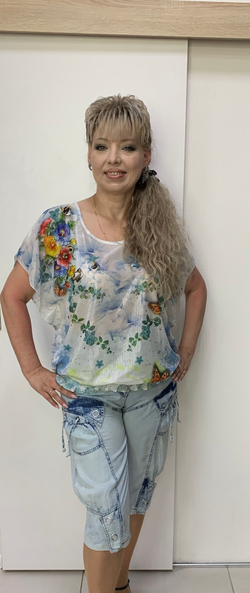 Тонкие, джинсовые, стрейчевые капри из хлопка