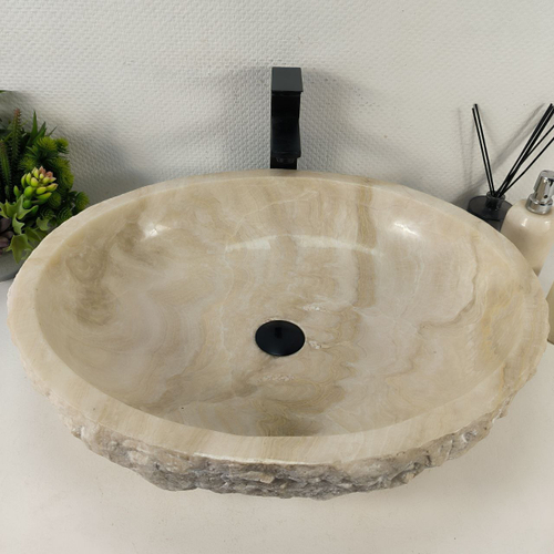 Раковина из оникса Erozy White EO-64369 62*52*15 0215