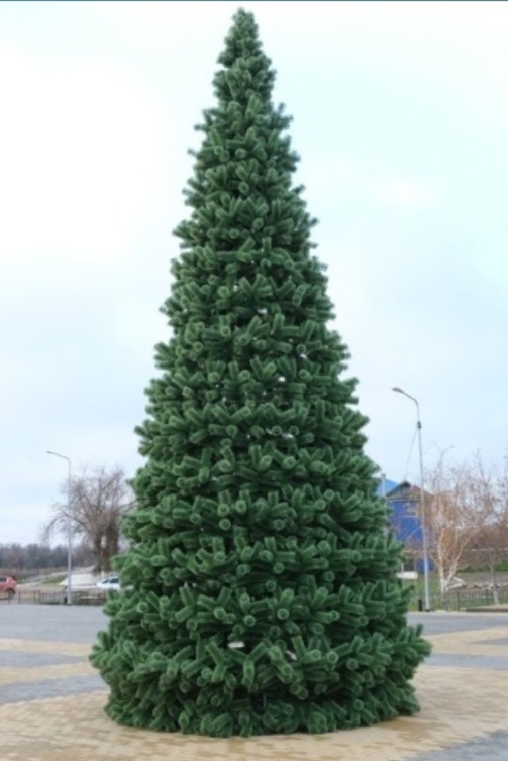 Уличная елка каркасная "Евро-2 Сосна" (Леска) 15 м