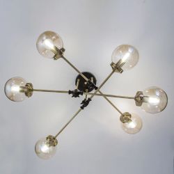 Citilux Планета CL105165 Люстра на штанге поворотная Бронза