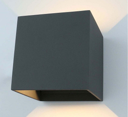Уличный настенный светильник Arte Lamp A1414AL-1GY