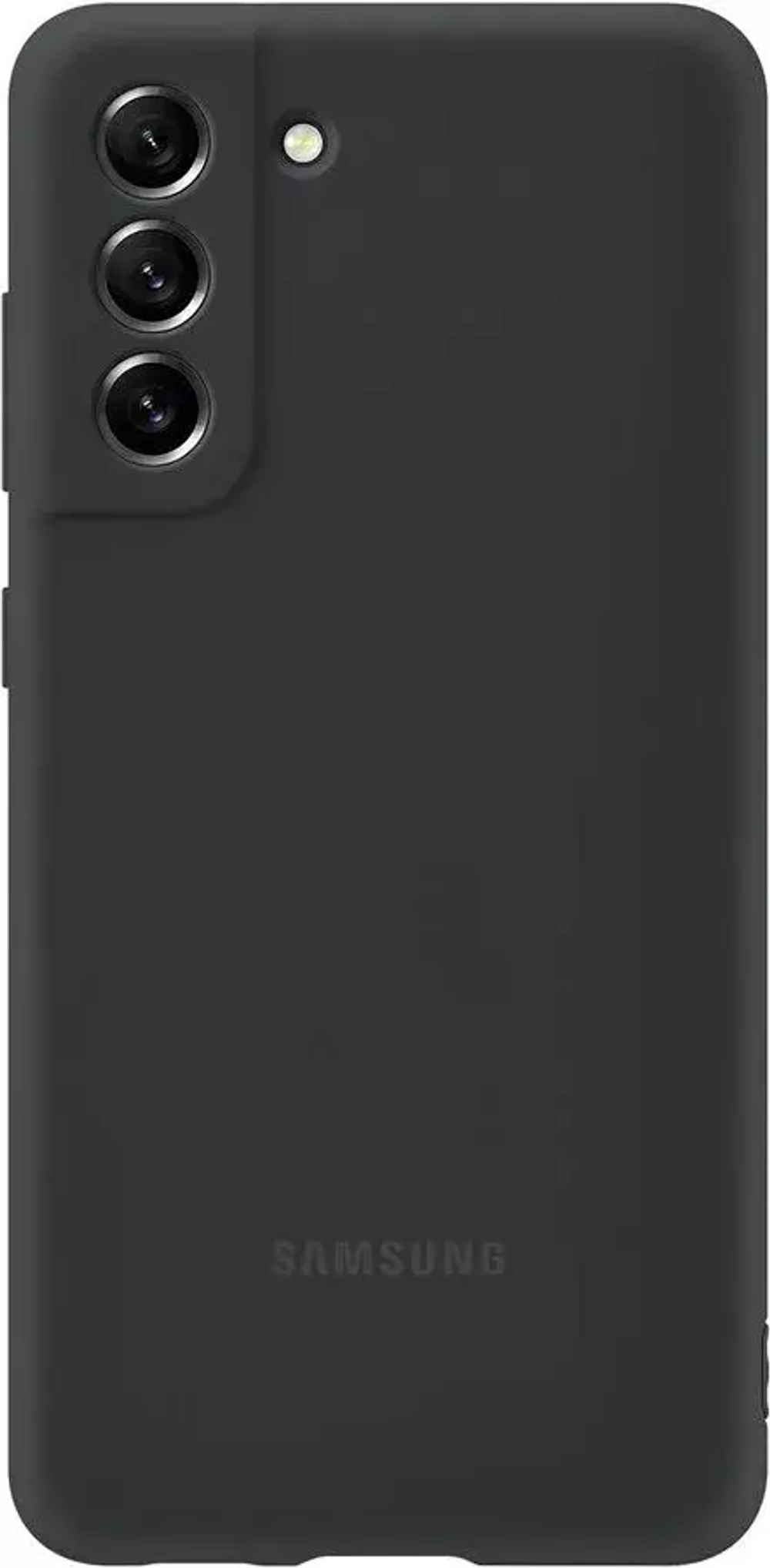 Чехол накладка Samsung Silicone Cover S21 FE black