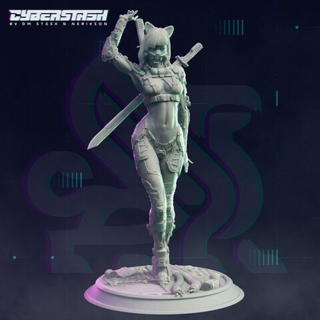 Миниатюры Киберпанк Cyberpunk 32мм 75мм