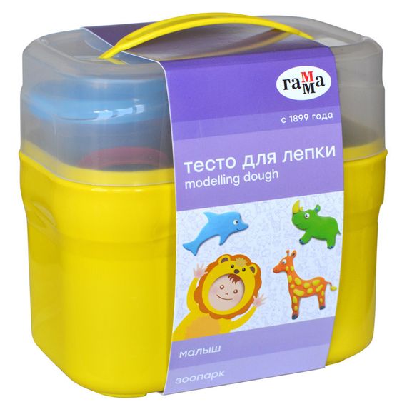 Xəmir lepka üçün Qamma Малыш 4 rəng 240q 302744