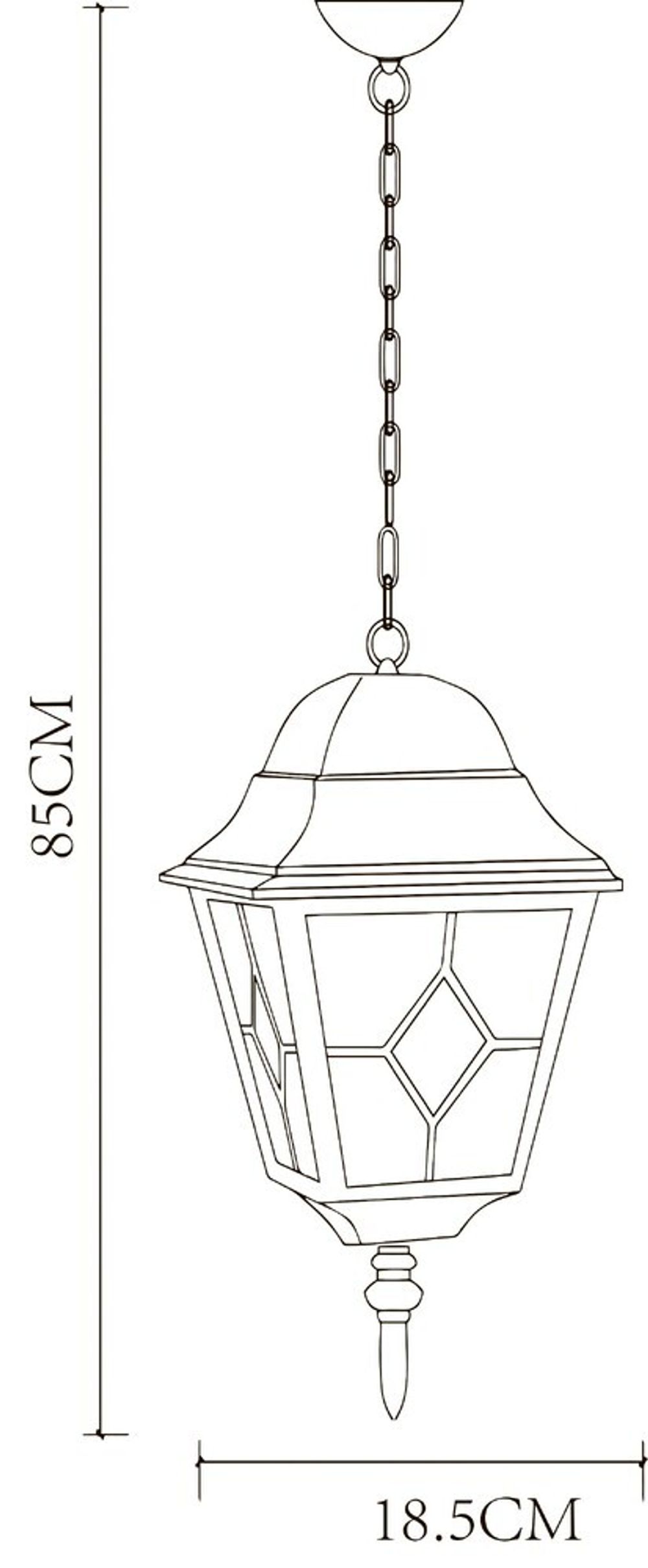 Уличный подвесной светильник Arte Lamp BERLIN