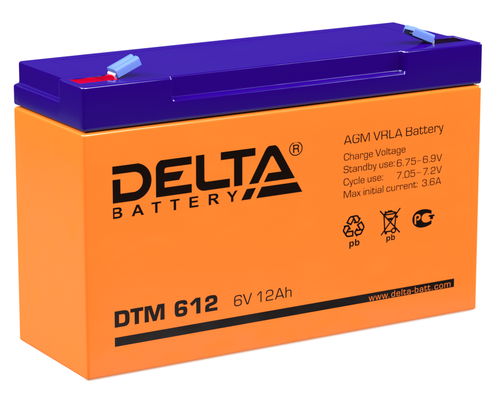 Батарея  Delta DTM 612