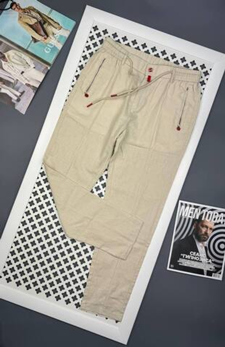 Льняные брюки Kiton