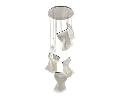 08035-6A,02 Люстра каскадная Лиора хром Led 60W