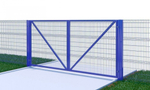 Распашные ворота Dfence