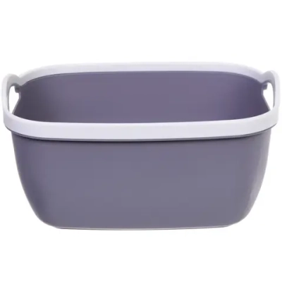 Корзина для хранения «БРЭТОС», цвет пыльно - серый, 26.5*19*14см