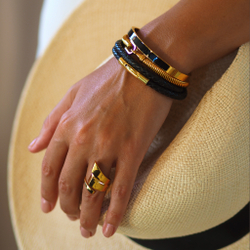 enamel cuff bracelet