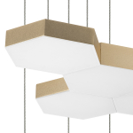 750221 Люстра подвесная FAVO LED-60W 2880LM ЗОЛОТО 3000K