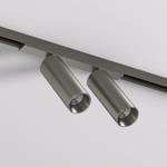 DK5742-DN Светильник для трека SHINE SPOT со светодиодом, D35*H100, 48V DC, 8W*2 , RA?90, 3000K, IP20, темный никель, алюминий