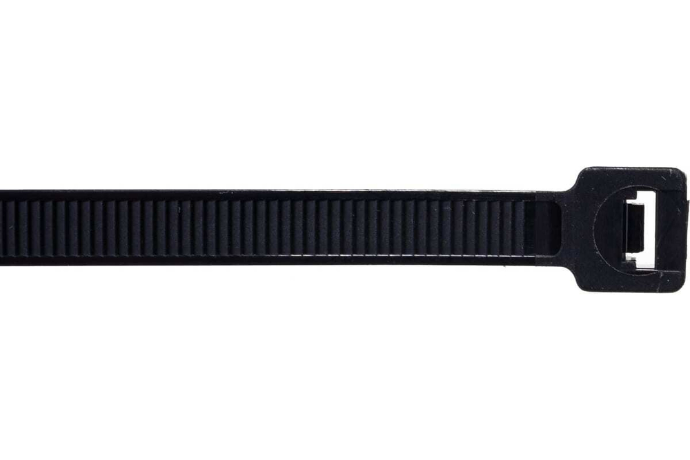 Нейлоновые хомуты Зубр черные, 7.6x400 мм, 50 шт. 309030-76-400
