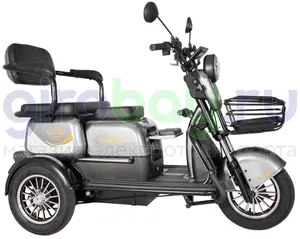 Электроскутер IKINGI SIBTRIKE 1000W (60V/25Ah) - Серый фото №5