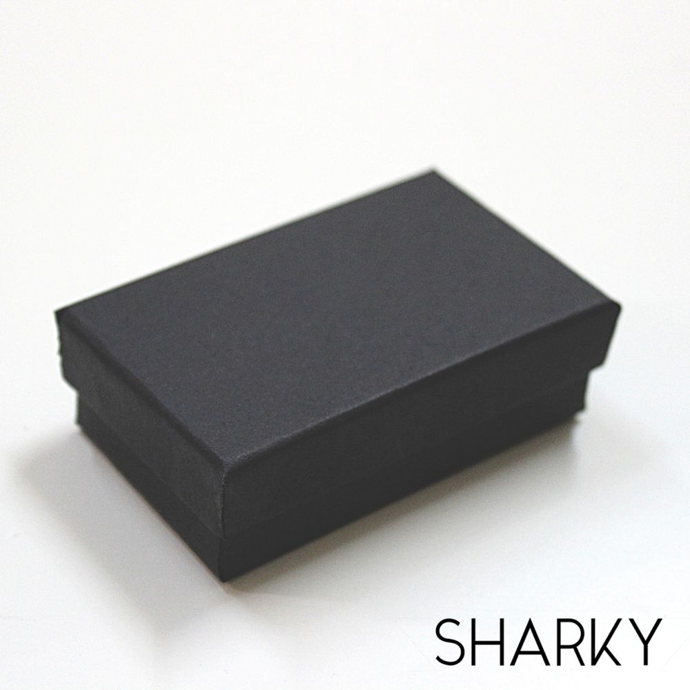 Черная матовая коробочка подарочная / Подарочная упаковка Отрадное